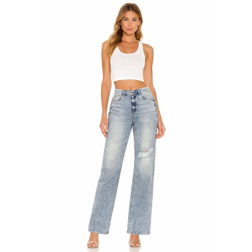 SER.O.YA High Rise Straight Leg Jeans Size 26 NWOT
